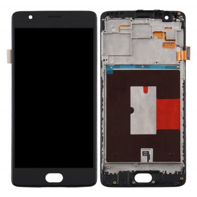 Lcd With Touch Screen For Oneplus 3t Black By - Maxbhi Com