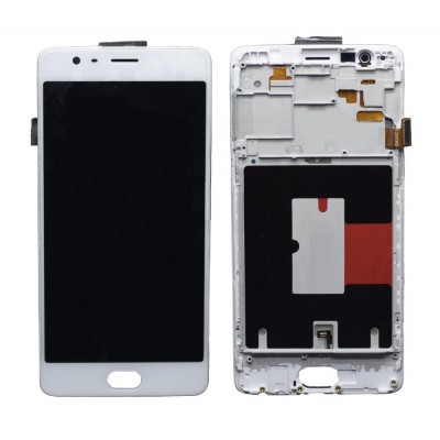 Display for Oneplus 3t White (Combo Folder) by Maxbhi.com