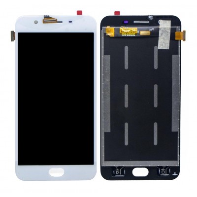 Lcd With Touch Screen For Oppo F1s White By - Maxbhi Com