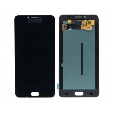 Lcd With Touch Screen For Samsung Galaxy C7 Pro Black By - Maxbhi Com