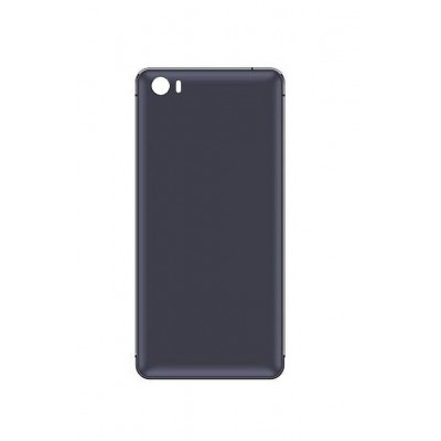 Back Panel Cover For Intex Aqua Shine 4g Black - Maxbhi.com