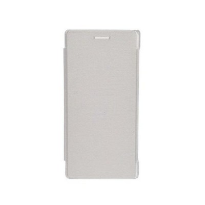 Flip Cover For Celkon Millennia Q599 Ufeel White By - Maxbhi.com