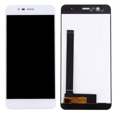 Lcd With Touch Screen For Asus Zenfone 3 Max Zc520tl White By - Maxbhi Com