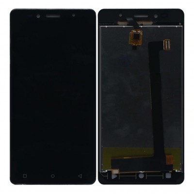 Lcd With Touch Screen For Intex Aqua Shine 4g Black By - Maxbhi Com