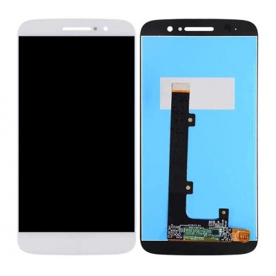 Lcd With Touch Screen For Moto M 64gb White By - Maxbhi Com