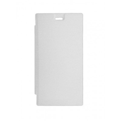 Flip Cover For Panasonic P71 White By - Maxbhi.com