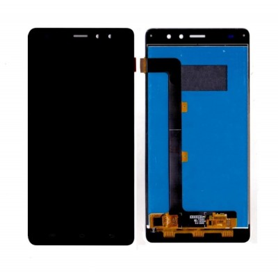 Lcd With Touch Screen For Lava X50 Plus Black By - Maxbhi Com