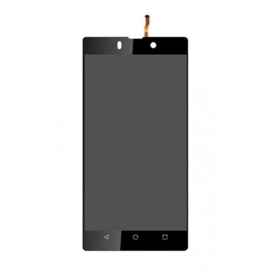 Lcd With Touch Screen For Lyf F8 White By - Maxbhi.com