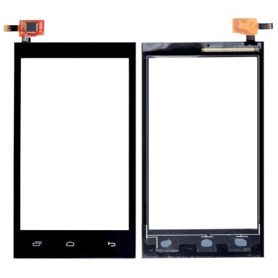 Touch Screen Digitizer For Intex Aqua 3g Pro Q Black By - Maxbhi Com