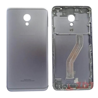 Back Panel Cover For Meizu Mx6 Black - Maxbhi Com