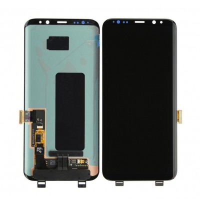 Lcd With Touch Screen For Samsung Galaxy S8 Edge Black By - Maxbhi Com