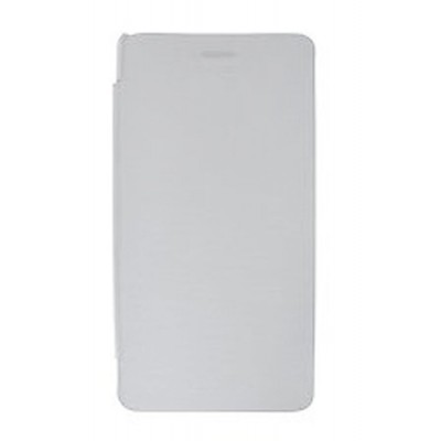 Flip Cover For Lava A51 White By - Maxbhi.com