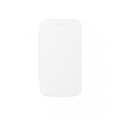 Flip Cover For Volks Smart S53 White By - Maxbhi.com