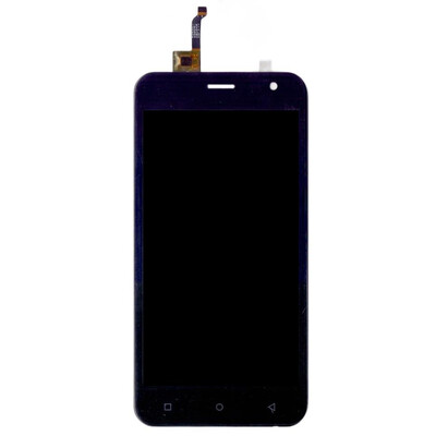Lcd With Touch Screen For Intex Aqua S2 Black By - Maxbhi Com
