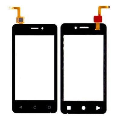 Touch Screen Digitizer For Intex Aqua 4g Strong 8gb Black By - Maxbhi Com