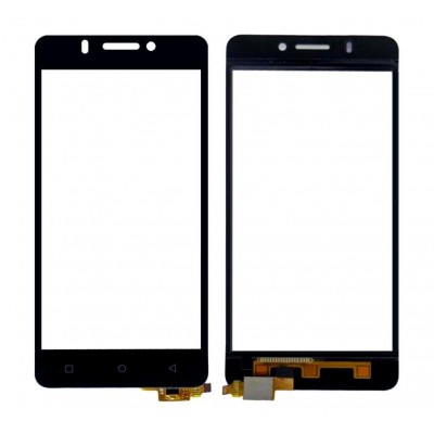 Touch Screen Digitizer For Intex Aqua Supreme Plus Black By - Maxbhi Com
