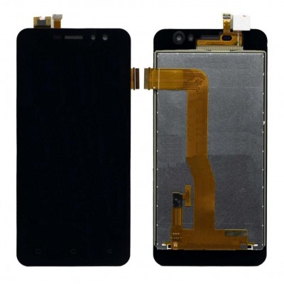 Lcd With Touch Screen For Intex Aqua Amaze Plus Blue By - Maxbhi Com