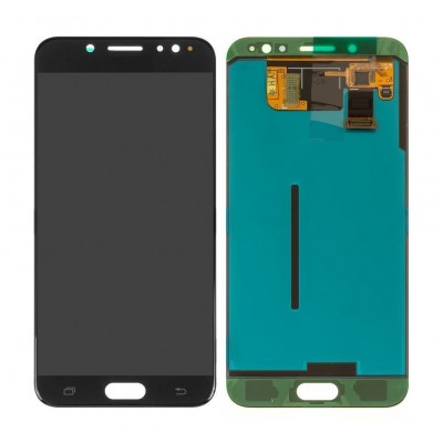 Lcd With Touch Screen For Samsung Galaxy C7 2017 Black By - Maxbhi Com