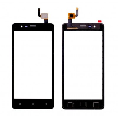 Touch Screen Digitizer For Intex Aqua Lions 4g Black By - Maxbhi Com