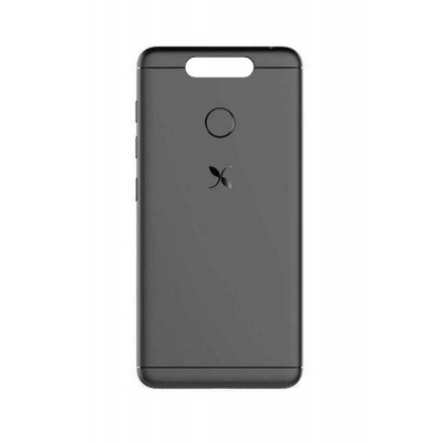 Back Panel Cover For Zte Small Fresh 5 Grey Black - Maxbhi.com