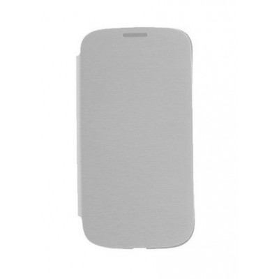 Flip Cover For Lava A77 Silver By - Maxbhi Com