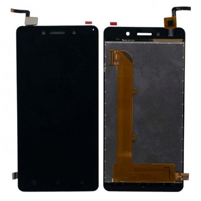 Lcd With Touch Screen For Spice F302 Grey By - Maxbhi Com