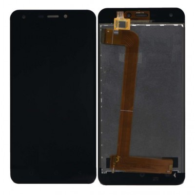 Lcd With Touch Screen For Intex Aqua Trend Lite Black By - Maxbhi Com