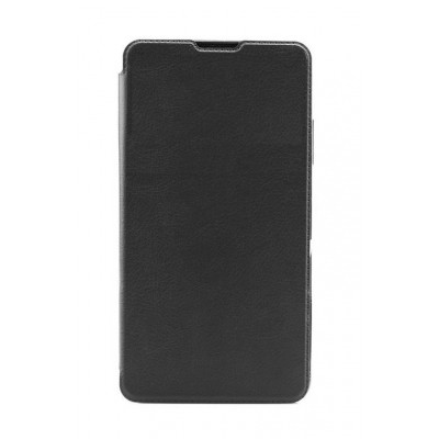 Flip Cover For Black Bear A6 Glam Black By - Maxbhi.com