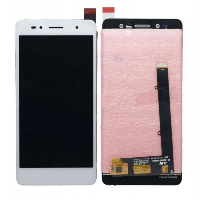 Lcd With Touch Screen For Lava Z10 Black By - Maxbhi Com