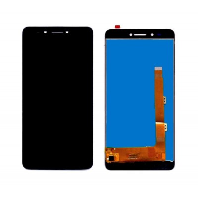 Lcd With Touch Screen For Lava Z25 Black By - Maxbhi Com