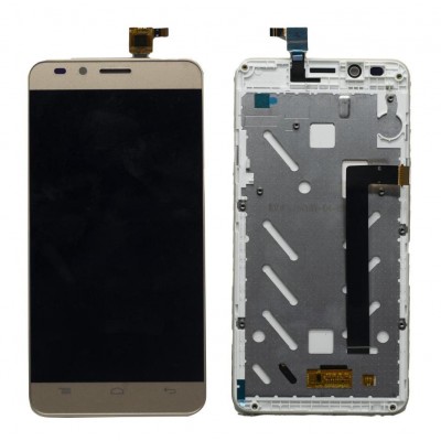 Lcd With Touch Screen For Intex Cloud Style 4g Champagne By - Maxbhi Com