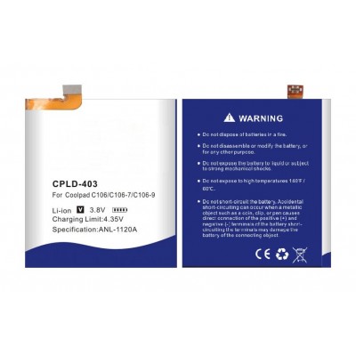 Battery For Coolpad Cool1 Dual 3gb Ram By - Maxbhi Com