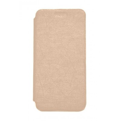 Flip Cover For Huawei Y3 2017 Gold By - Maxbhi.com