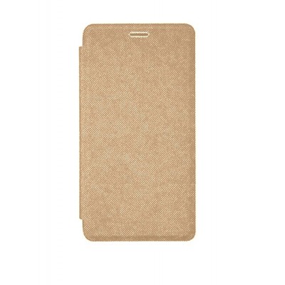 Flip Cover For Xiaomi Redmi 3a Gold By - Maxbhi.com