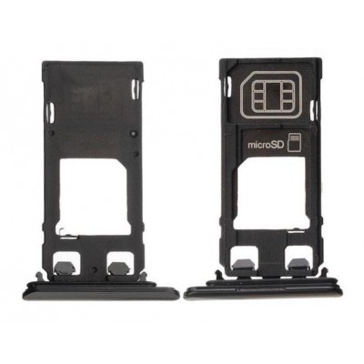 Sim Card Holder Tray For Sony Xperia Xzs Black - Maxbhi Com