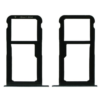 Sim Card Holder Tray For Huawei Y6 2017 Black - Maxbhi Com