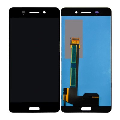 Lcd With Touch Screen For Nokia 6 Black By - Maxbhi Com