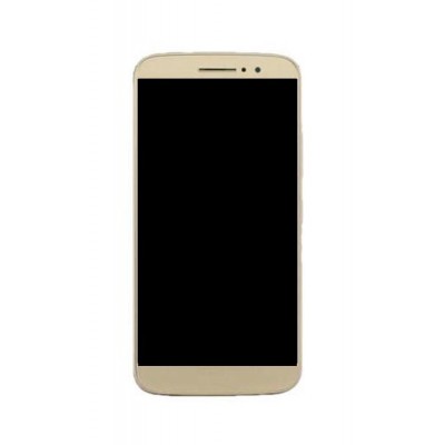 Lcd With Touch Screen For Moto M2 Gold By - Maxbhi.com