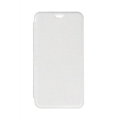 Flip Cover For Micromax Vdeo 4 White By - Maxbhi.com