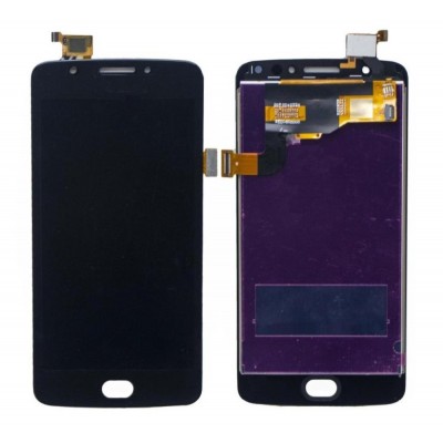 Lcd With Touch Screen For Moto E4 Black By - Maxbhi Com