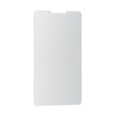 Flip Cover For Panasonic P55 Max White By - Maxbhi.com