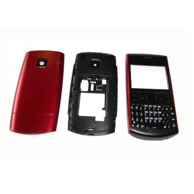 Full Body Housing for Nokia X2-01 - Black & Red