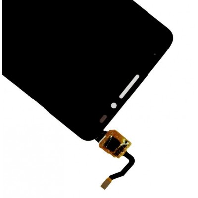 LCD with Touch Screen for Alcatel One Touch Idol X Plus - Black (complete assembly folder)