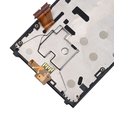 LCD with Touch Screen for BlackBerry Z30 - Black (complete assembly folder)