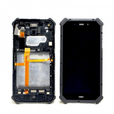 Display for Cat S50 - White (complete assembly folder) (Combo Folder) by Maxbhi.com