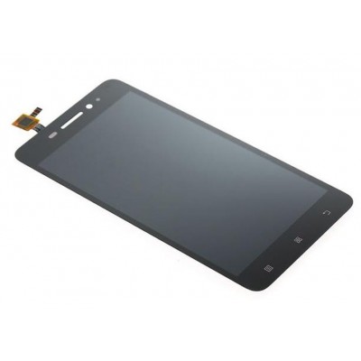 LCD with Touch Screen for Lenovo S60 - Black (complete assembly folder)