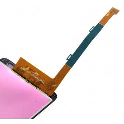 LCD with Touch Screen for Lenovo S60 - Black (complete assembly folder)