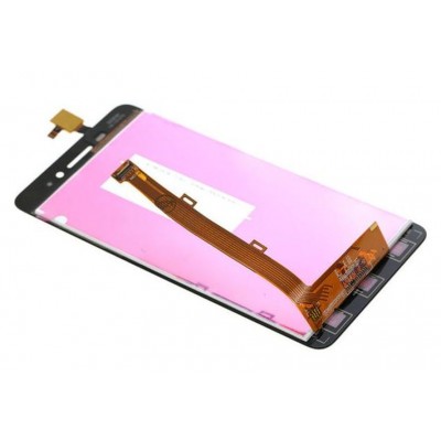 LCD with Touch Screen for Lenovo S60 - Black (complete assembly folder)