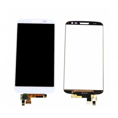 LCD with Touch Screen for LG G2 Mini Dual - White (complete assembly folder)