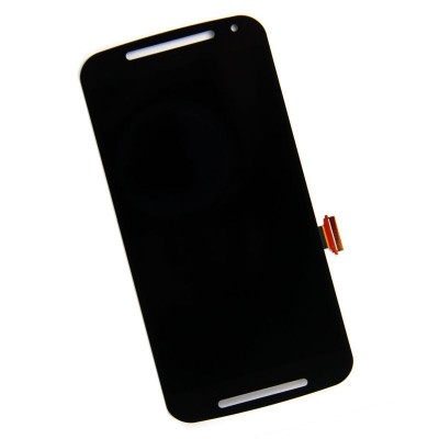 Display for Motorola Moto G 4G Dual SIM - 2nd gen - Black (complete assembly folder) (Combo Folder) by Maxbhi.com